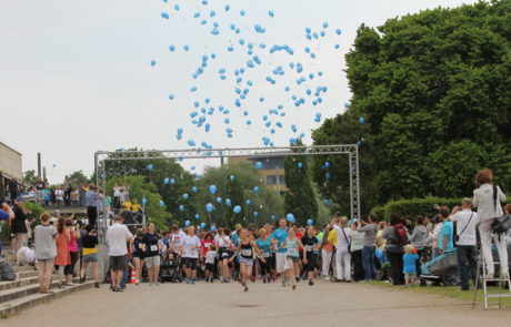Muko Lauf Potsdam Start Kontraschall