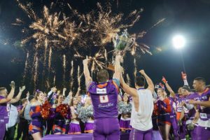 Frankfurt Universe Sieg Feuerwerk